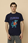 SN686 FLORIDA T-SHIRT Lacivert Erkek T-Shirt