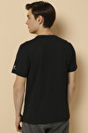 SN705 NASA MISSION T-SHIR Siyah Erkek Kısa Kol T-Shirt