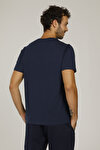 CT635 MAPPY LOGO T-SHIRT Lacivert Erkek T-Shirt