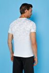 CT240 PUZZLE T-SHIRT Beyaz Erkek Kısa Kol T-Shirt