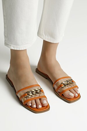 EMMA 1FX Turuncu Kadın Terlik