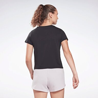 RI Tee Siyah Kadın Kısa Kol T-Shirt