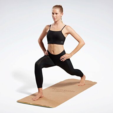 YOGA RIB CROP Siyah Kadın Atlet