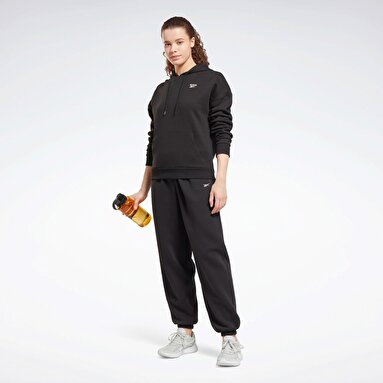 RI Fleece Hoody Siyah Kadın Sweatshirt
