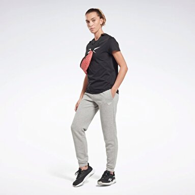 TE Graphic Tee - Vector Siyah Kadın Kısa Kol T-Shirt