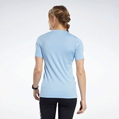 WOR SW Tee Mavi Kadın Kısa Kol T-Shirt