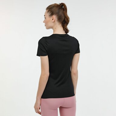 SS TEE Siyah Kadın Kısa Kol T-Shirt