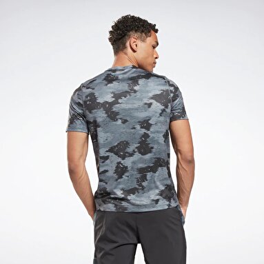 TRAIN CAMO TECH TEE Siyah Erkek Kısa Kol T-Shirt