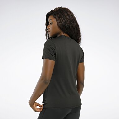 WOR Speedwick Tee Siyah Kadın Kısa Kol T-Shirt