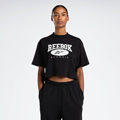 CL AE ARCHIVE FIT FT PANT Siyah Kadın Kısa Kol T-Shirt