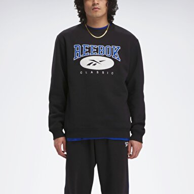 ARCHIVE ESSENTIALS CREW Siyah Unisex Sweatshirt