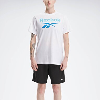 IDENTITY BIG LOGO Beyaz Erkek Kısa Kol T-Shirt