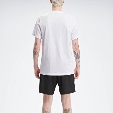 IDENTITY BIG LOGO Beyaz Erkek Kısa Kol T-Shirt