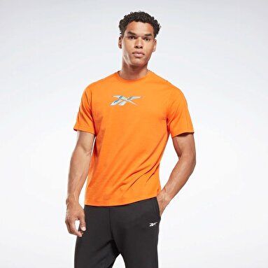 TRAIN SPEEDWICK GFX Turuncu Erkek Kısa Kol T-Shirt