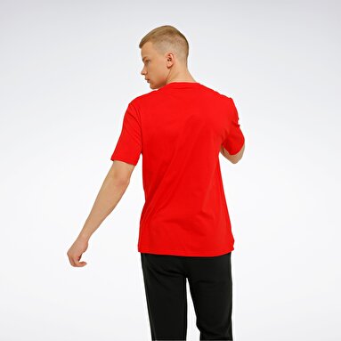 RI Left Chest Logo Turuncu Erkek Kısa Kol T-Shirt