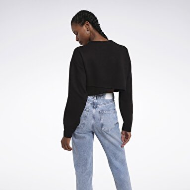 ACTIV COLL DREAMBLEND MID Siyah Kadın Sweatshirt