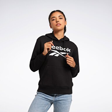 RI BL FLEECE HOODIE Siyah Kadın Sweatshirt