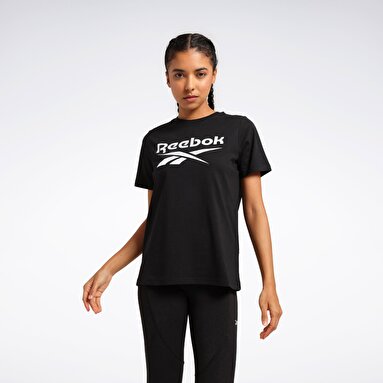 RI BL T-SHIRT Siyah Kadın Kısa Kol T-Shirt