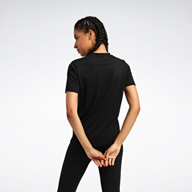 ID TRAIN SUPREMIUM TEE Siyah Kadın Kısa Kol T-Shirt
