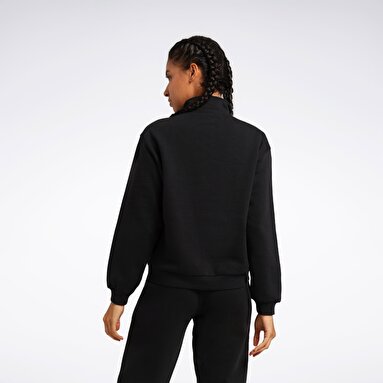 Q3 IDE FLEECE MIDLAYER Siyah Kadın Sweatshirt