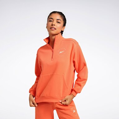 Q3 IDE FLEECE MIDLAYER Yavruağzı Kadın Sweatshirt