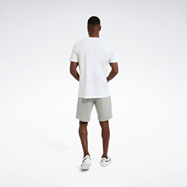 RI Left Chest Logo Beyaz Erkek Kısa Kol T-Shirt
