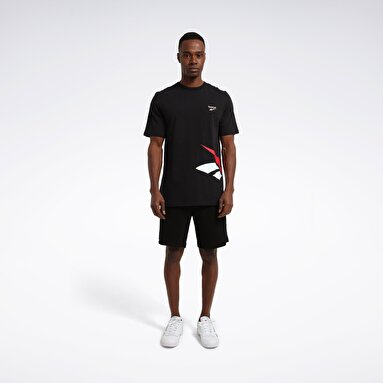 RI CROSS CHECK TEE Siyah Erkek Kısa Kol T-Shirt