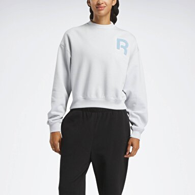 OV CREW Gri Kadın Sweatshirt