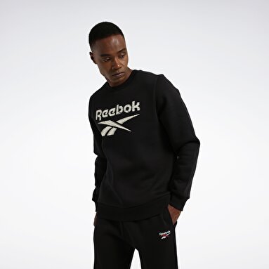 RBK SARNE C NECK SWEAT Siyah Erkek Sweatshirt