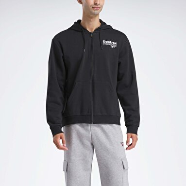 RI BRAND PROUD FZ HOODIE Siyah Erkek Eşofman Üstü
