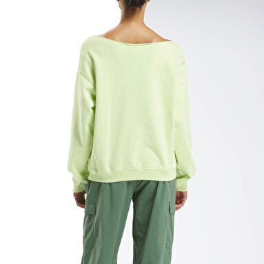 WDE FLEECE COVERUP Yeşil Kadın Sweatshirt