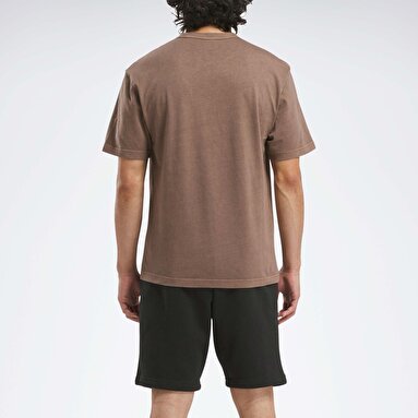 RI WASHED TEE Kahverengi Erkek Kısa Kol T-Shirt