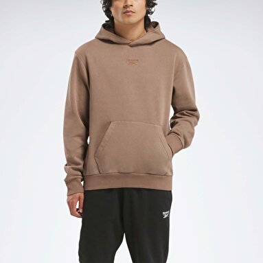 RI WASHED OTH HOOD Kahverengi Erkek Sweatshirt