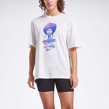 X BARBIE GRAPHIC T Ekru Unisex Kısa Kol T-Shirt