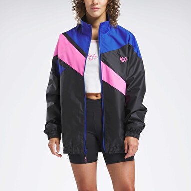 X BARBIE TRACK JAC Siyah Unisex Ceket