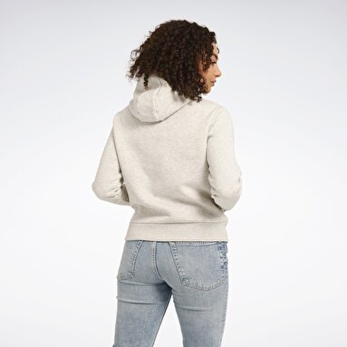 RI BL FLEECE HOODIE Ekru Kadın Sweatshirt