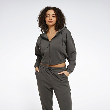 MESH FZ HOODIE Antrasit Kadın Eşofman Üstü