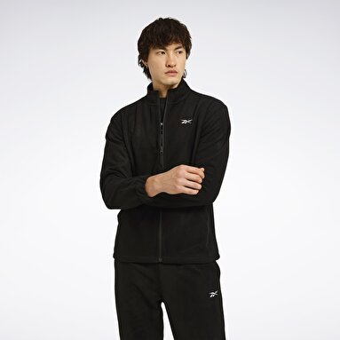 ID -F FLEECE FZ Siyah Erkek Polar