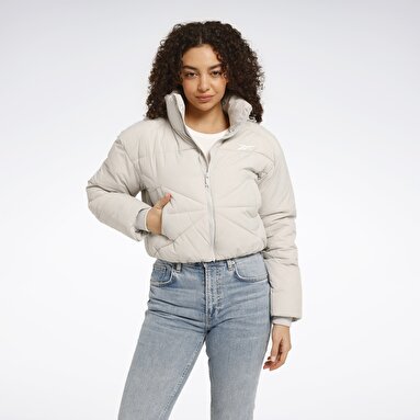 ALYSSA JACKET Gri Kadın Kısa Kaban