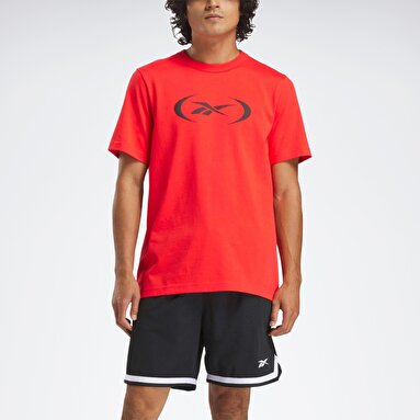 BASKETBALL T-SHIRT Kırmızı Erkek Kısa Kol T-Shirt