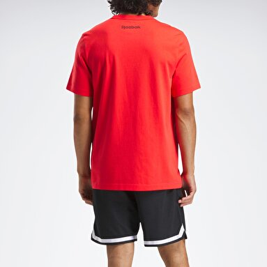 BASKETBALL T-SHIRT Kırmızı Erkek Kısa Kol T-Shirt
