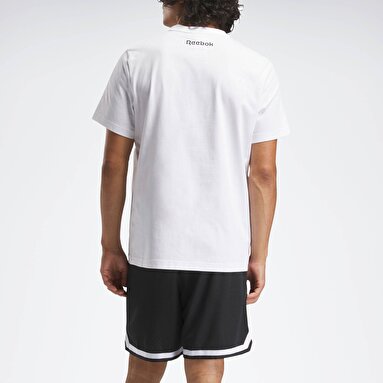 BASKETBALL T-SHIRT Beyaz Erkek Kısa Kol T-Shirt