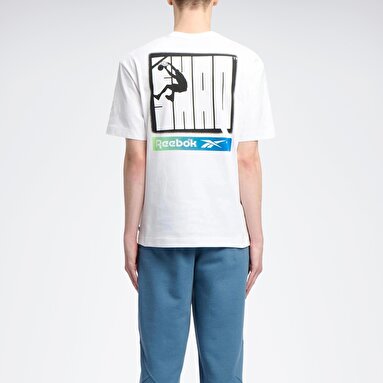 GS HS SHAQ SILO LOGO TEE Beyaz Erkek Kısa Kol T-Shirt