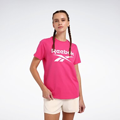 NEW ID REG TEE Pembe Kadın Kısa Kol T-Shirt