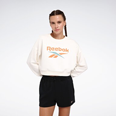 NEW ID CRP CREW Ekru Kadın Sweatshirt