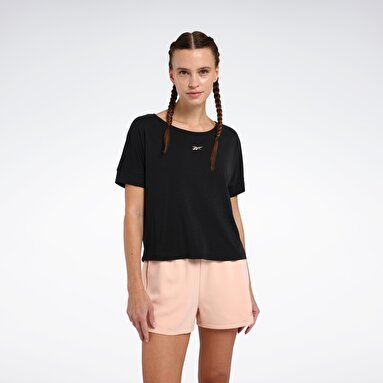 RELA TEE Antrasit Kadın Kısa Kol T-Shirt
