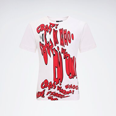 MIXED MARVEL Beyaz Unisex Çocuk Kısa Kol T-Shirt