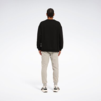 NEW ID OVRS GFX CREW Siyah Erkek Sweatshirt