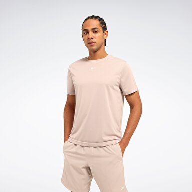 ID TRAIN SS TECH TEE Gri Erkek Kısa Kol T-Shirt