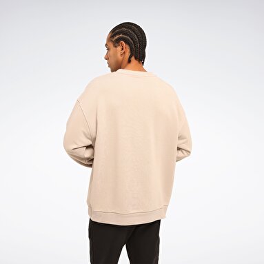 NEW ID OVRS GFX CREW Gri Erkek Sweatshirt